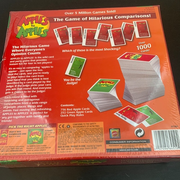 Apples To Apples Party Box (New, Never Opened) - Picture 2 of 3